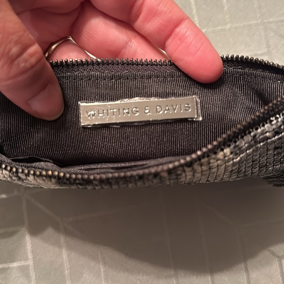 NWOT Whiting & Davis Python Tassel Wristlet - Picture 5 of 5